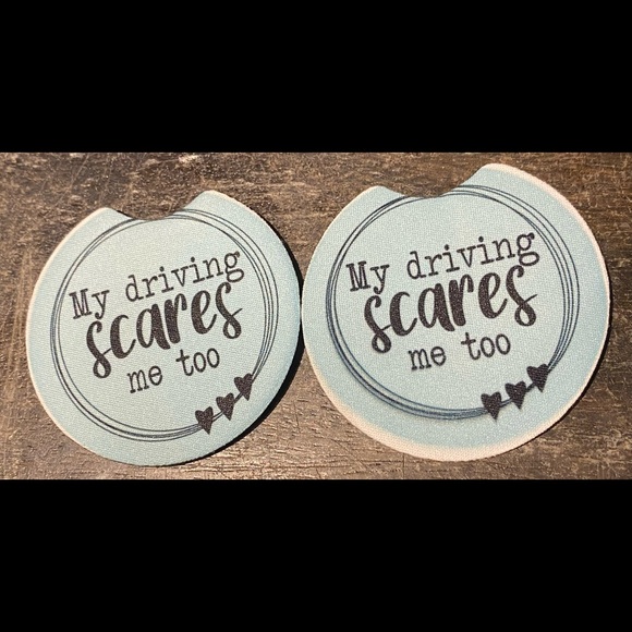 Neoprene car coasters - Picture 1 of 3